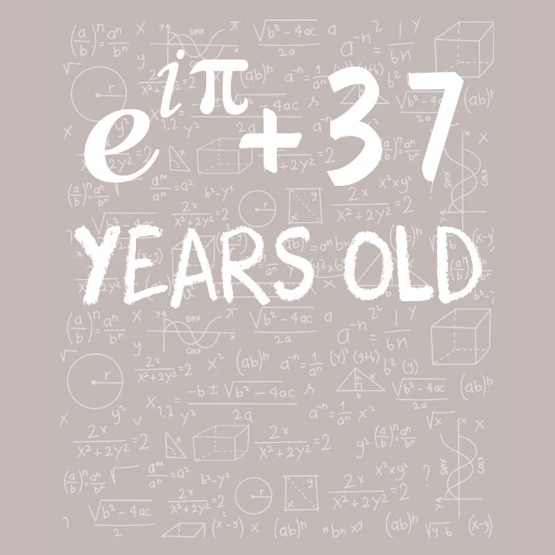 36th birthday 36 years old Euler Identity gift