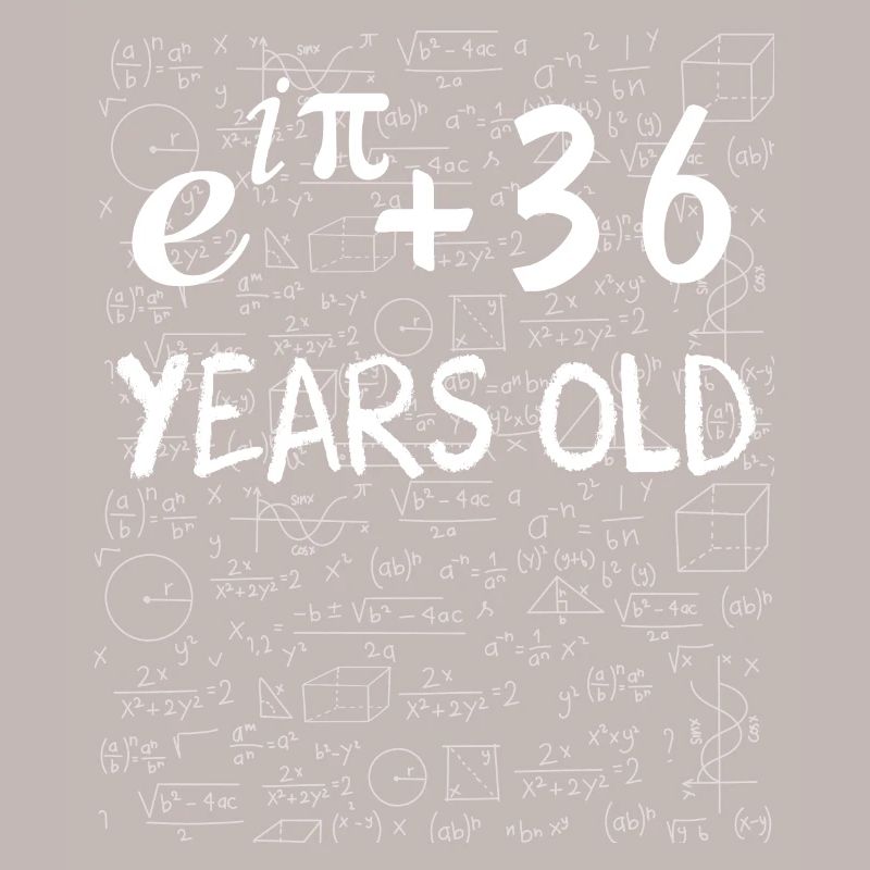 35th birthday 35 years Euler Identity math gift