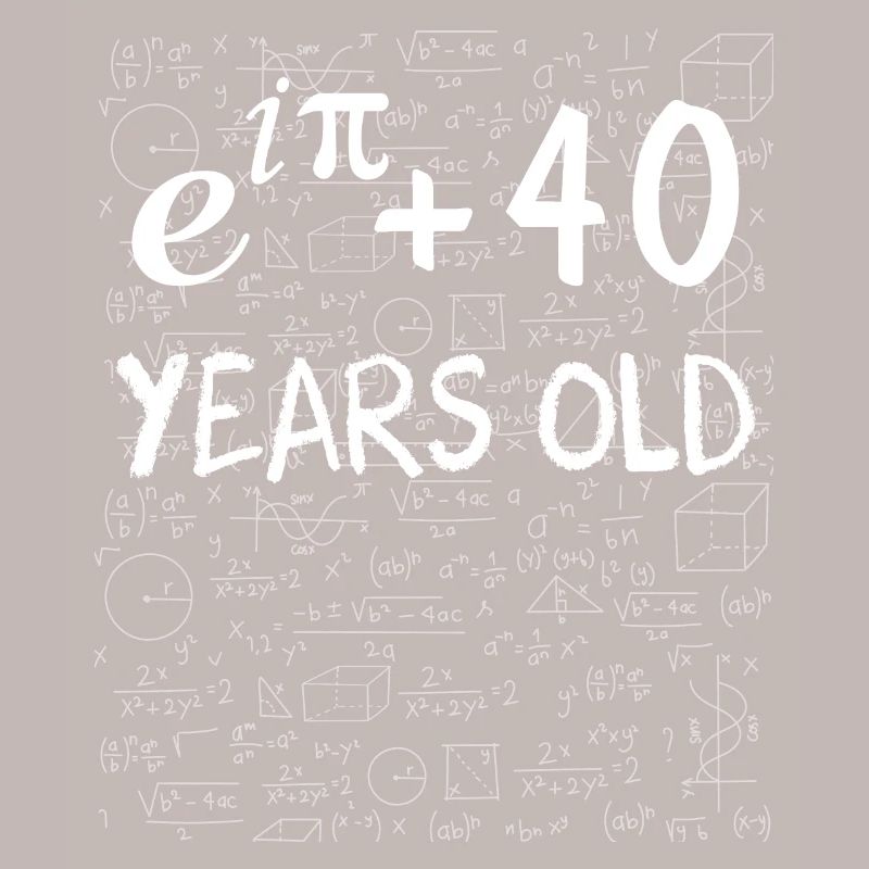 39e anniversaire 39 ans Euler Identité cadeau math