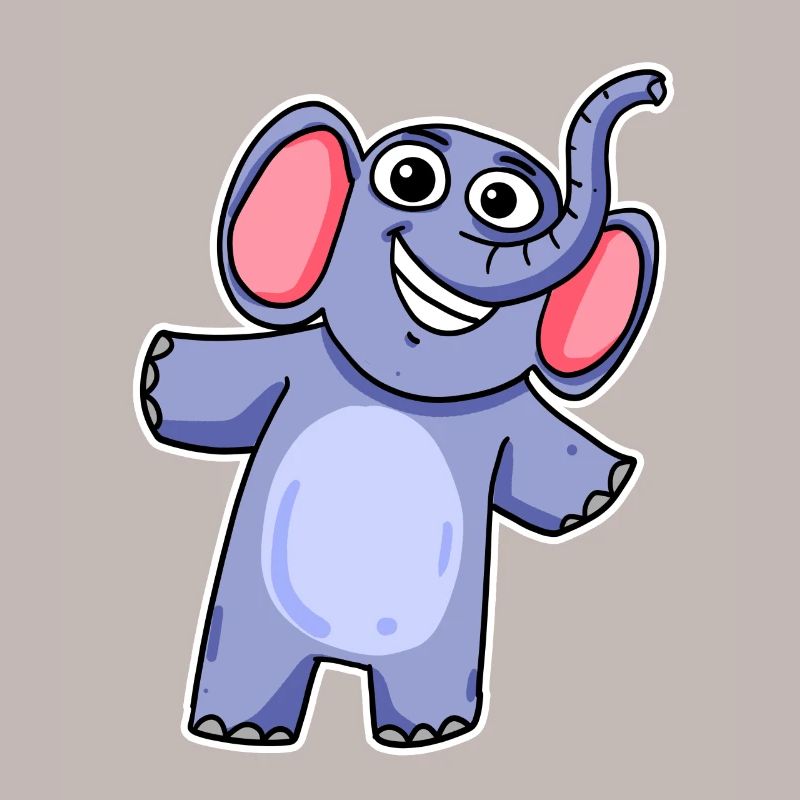Cute little elephant