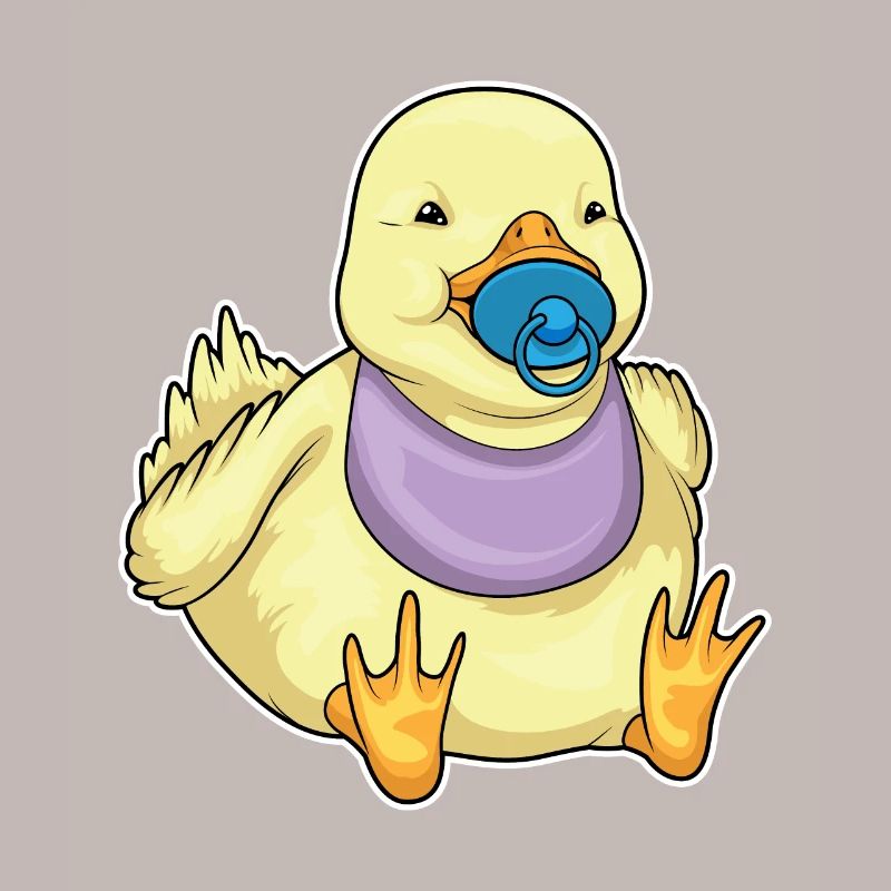 Dossard sucette de canard