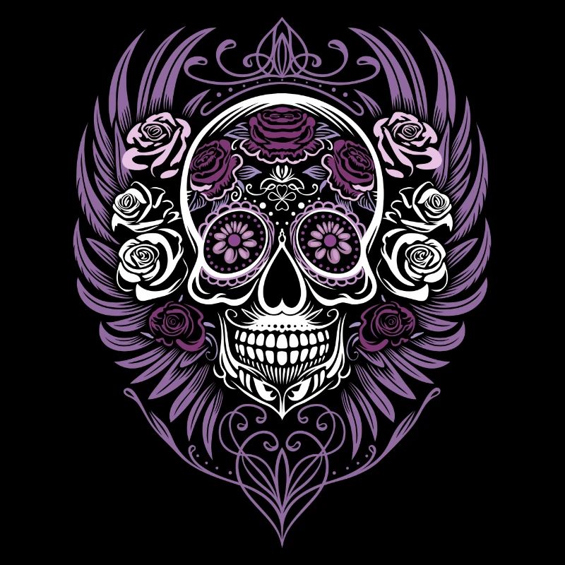 Sugar Skull Halloween Wings