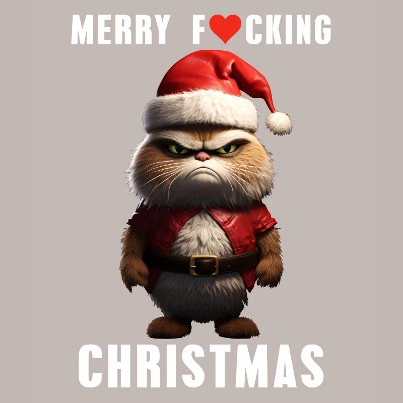 Joyeux Noël Grim Cat Noël