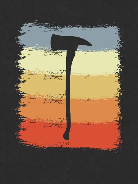 Firefighter Axe Drawing