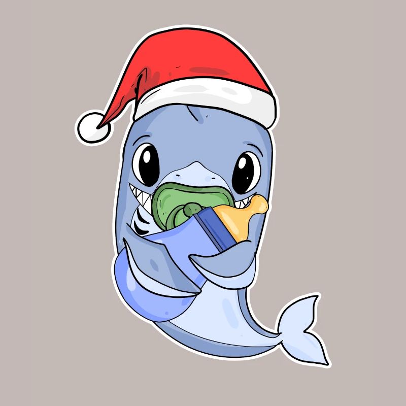 Requin bébé Noël