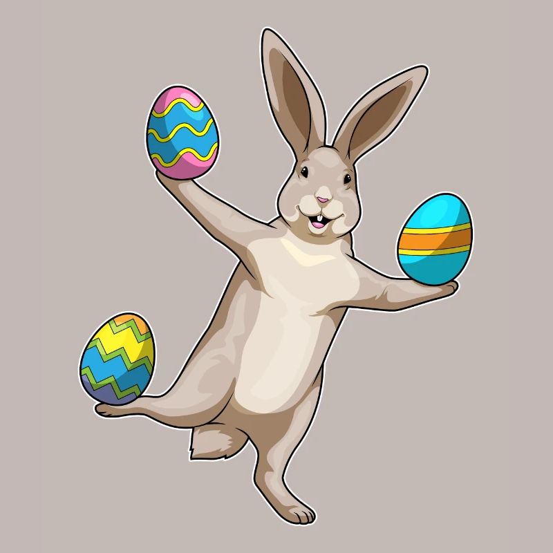 Bunny Easter Dancing