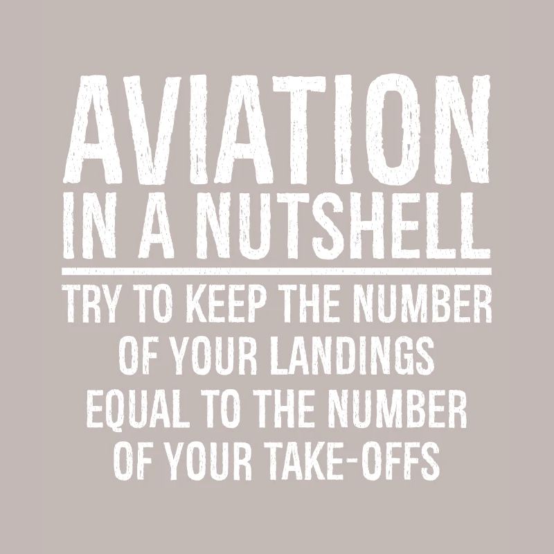 Aviation In A Nutshell Funny