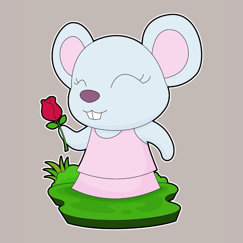 Mouse Rose