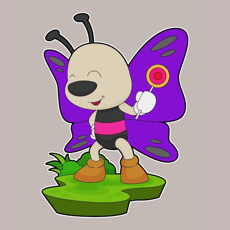 Sucette papillon