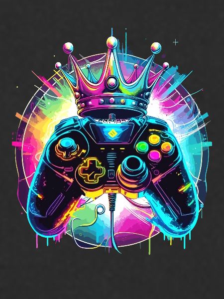 Gaming controller with crown