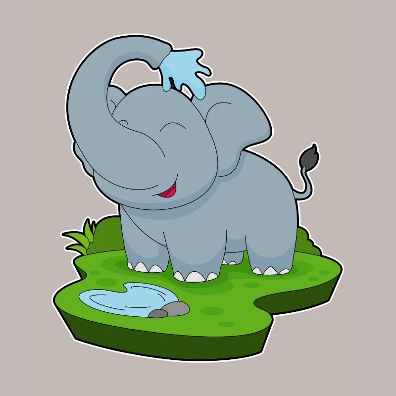 Eau de baignade des éléphants