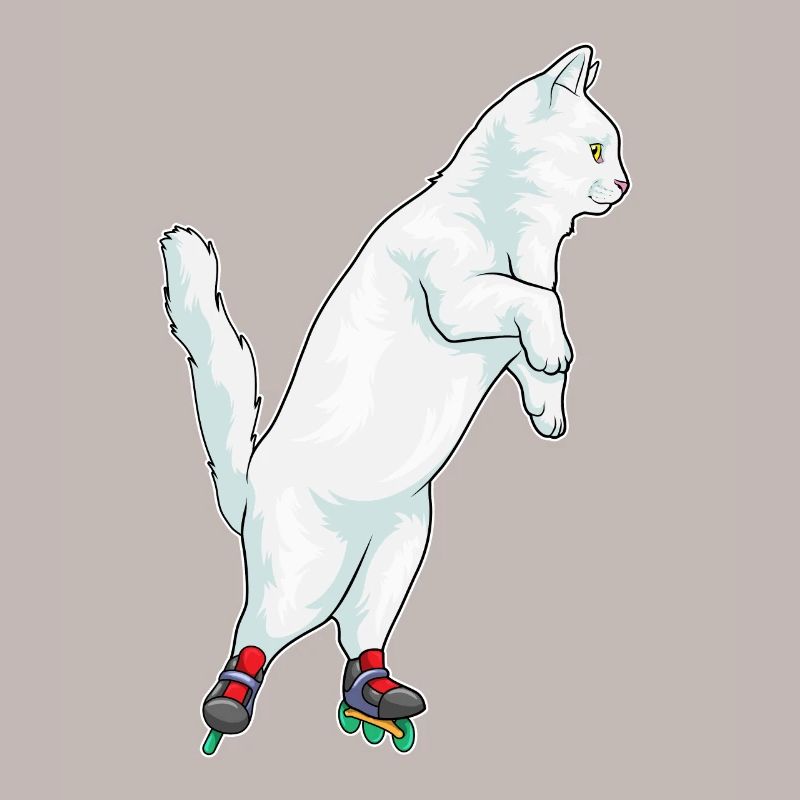 Cat Inline skating Inline skates