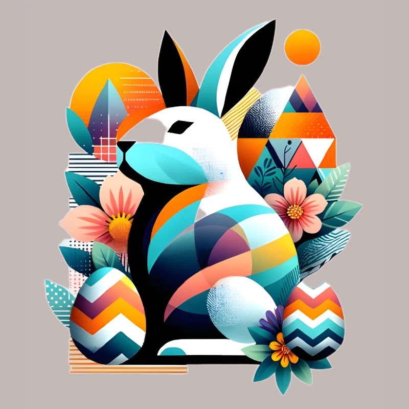 Graphismes de Pâques modernes