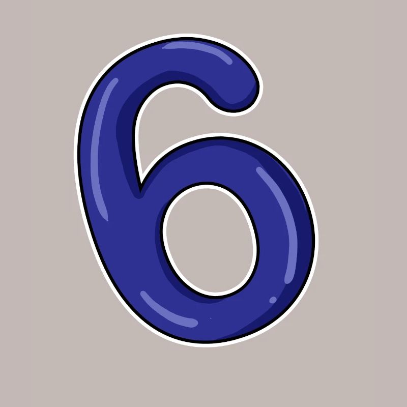 Numéro 6 Numéro Bleu