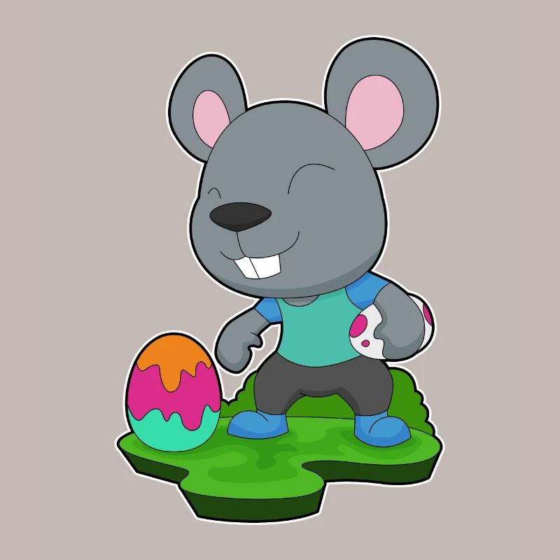 Mouse Easter Easter Egg