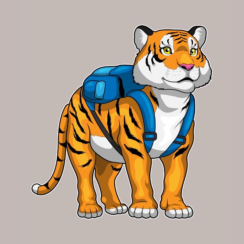 Tiger Student Backpack School