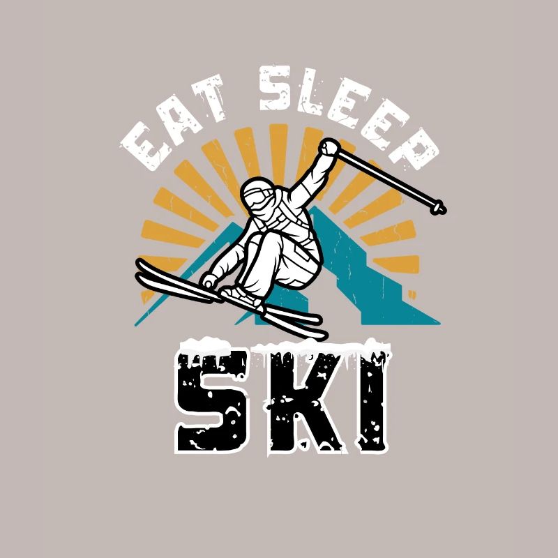 Essen Schlaf Ski