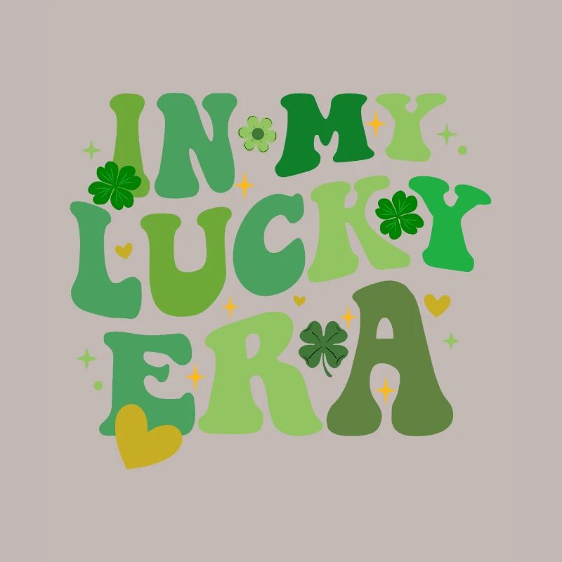 Dans mon ère chanceuse, le trèfle de la Saint-Patrick