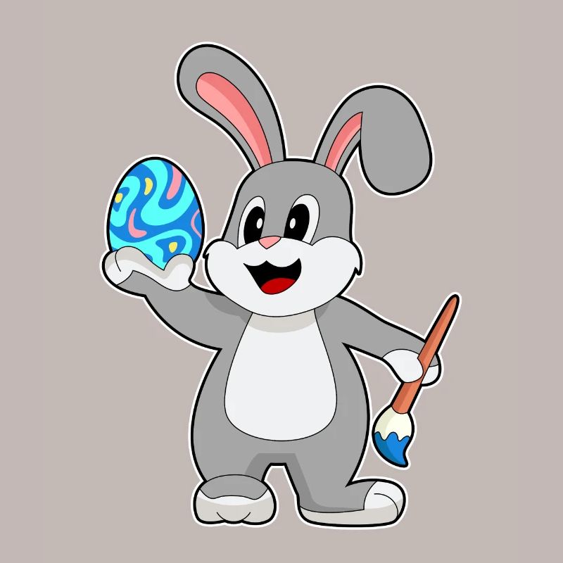 Bunny Easter Coloring