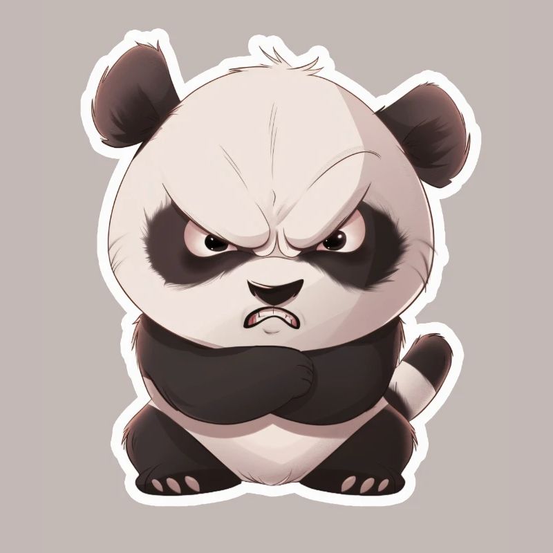 Süßes Pandababy Panda eingeschnappt