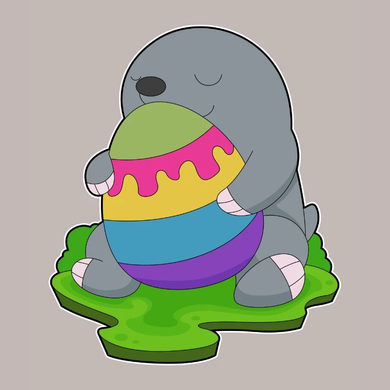 Mole Easter Easter Egg
