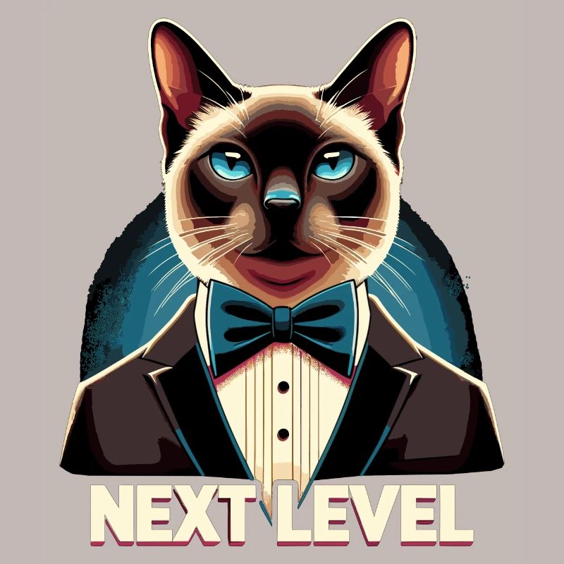 Siamese Cat Siamese Cat Next Level Suit Gift