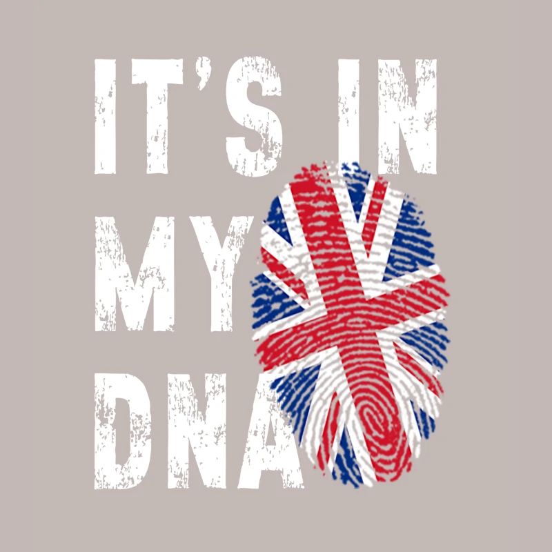 C’EST DANS MON ADN Drapeau britannique Angleterre Royaume-Uni Grande-Bretagne