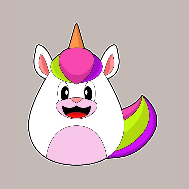 Oeuf de Pâques licorne