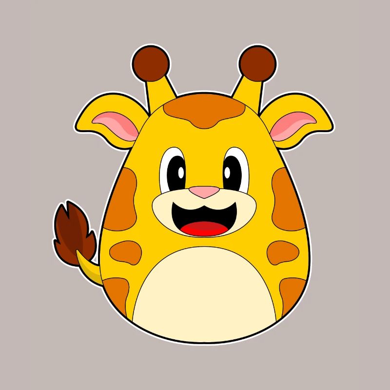 Oeuf de Pâques Girafe