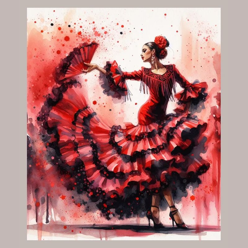 Flamenco Dancer's Passion