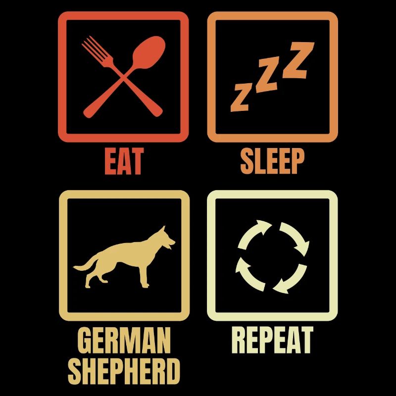 Eat Sleep Shepherd Dog Repeat
