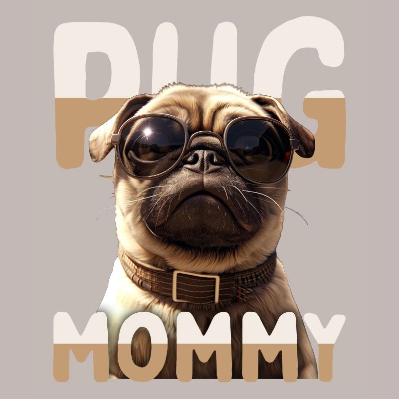 Pug Mommy Mops Mama Muttertag Pug Mom Süßer Mops