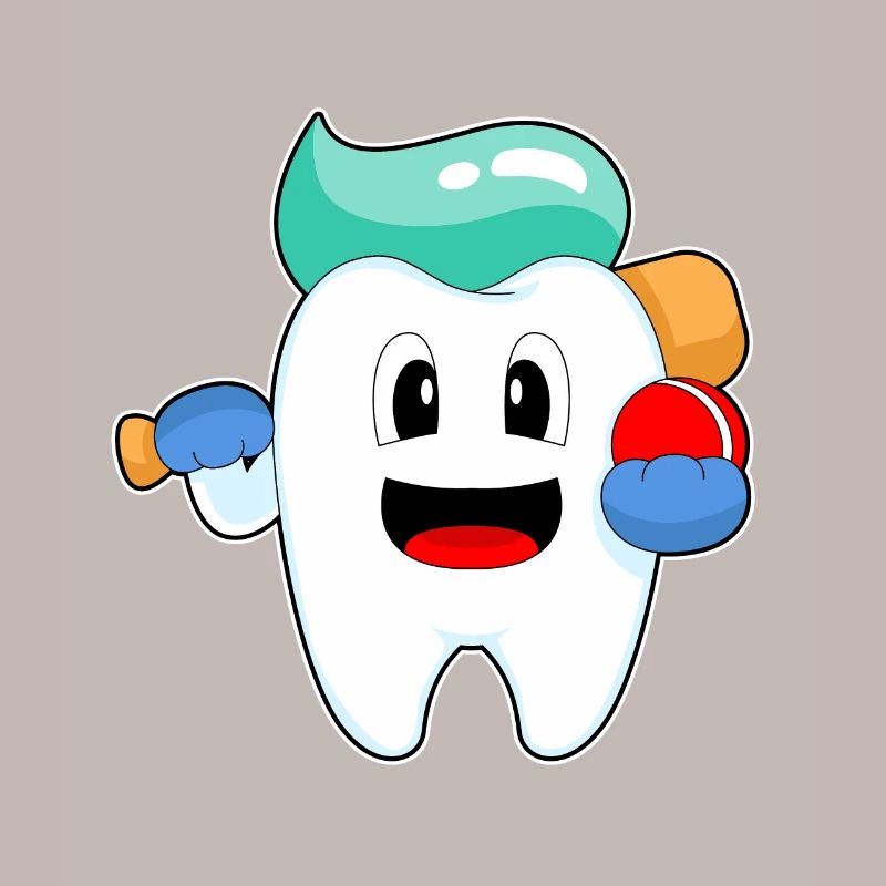 Tooth Cricket Cricket Bat