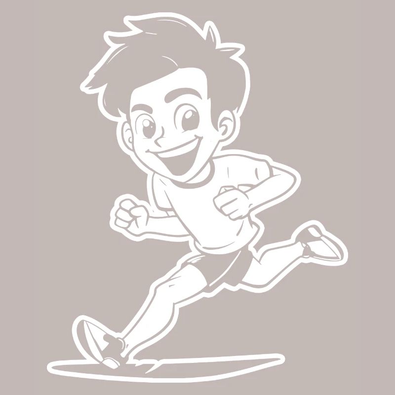 Marathon Boy Drawing