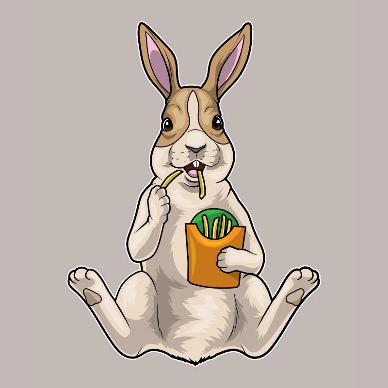 Frites lapin