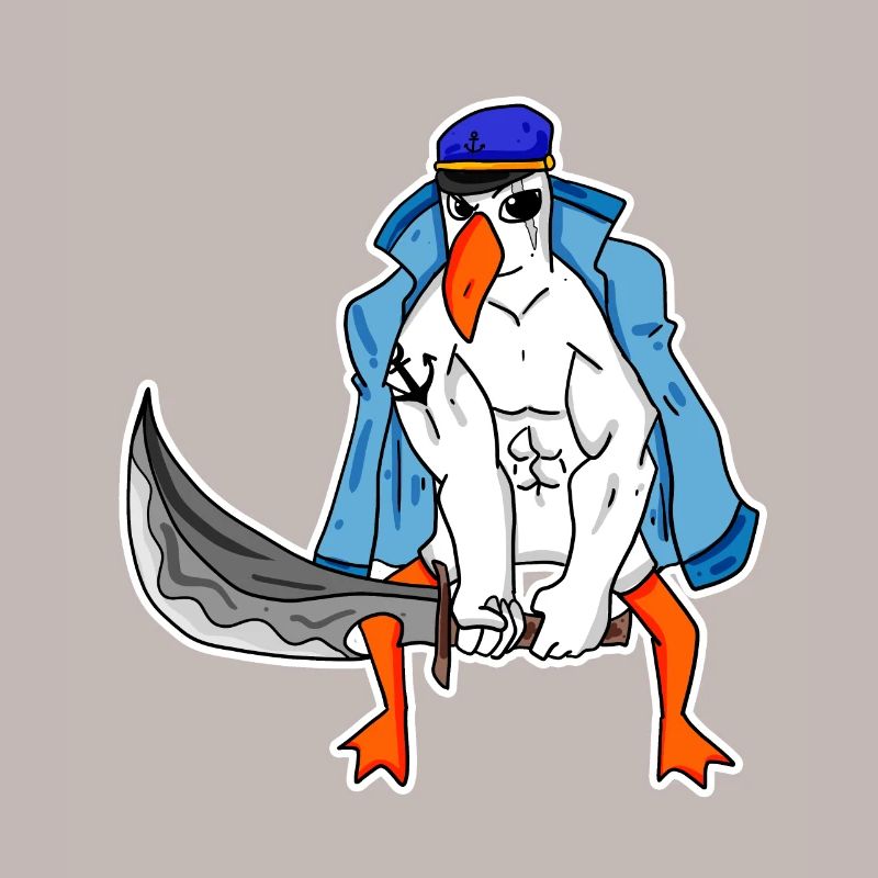 Muscles de la mouette