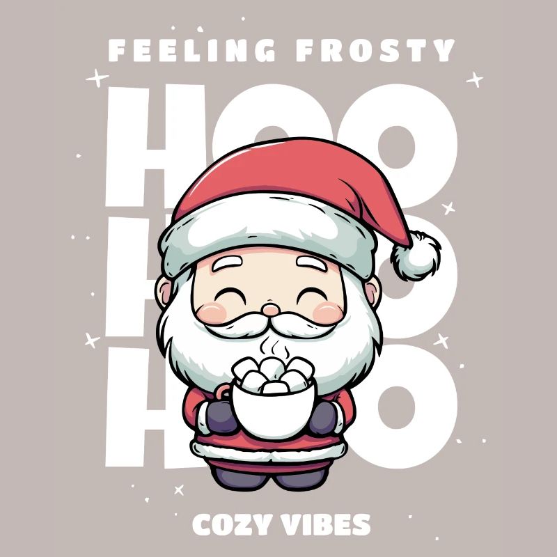 Weihnachten Pullover - Weihnachtsmann, Geschenk