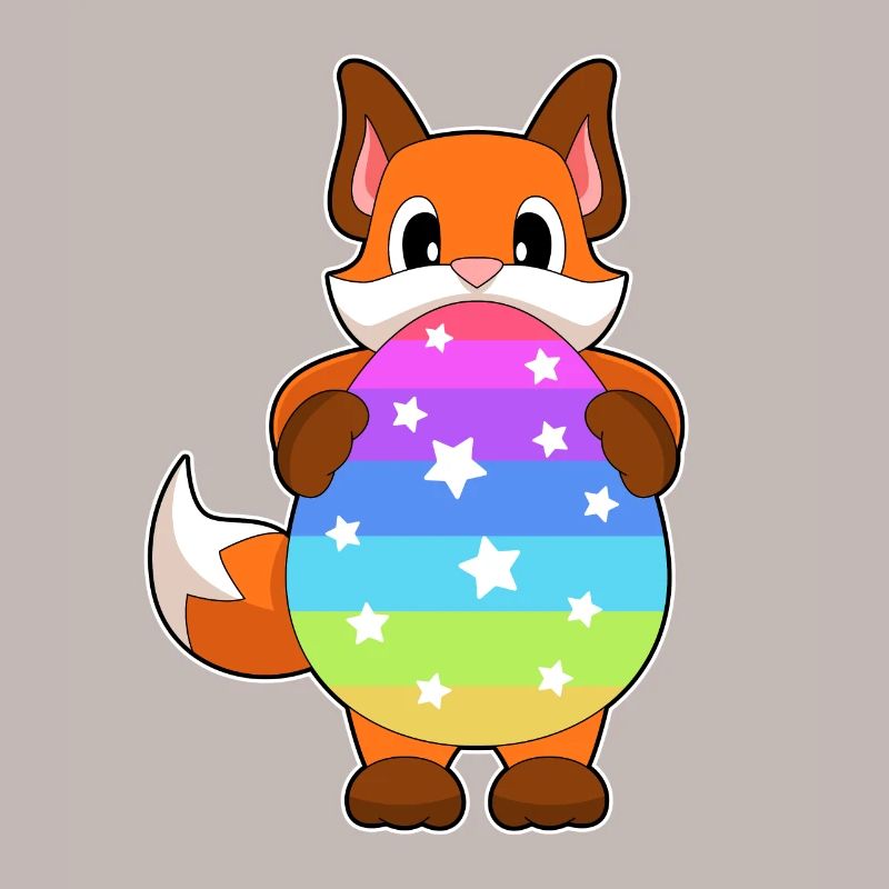 Fox Easter Easter Egg