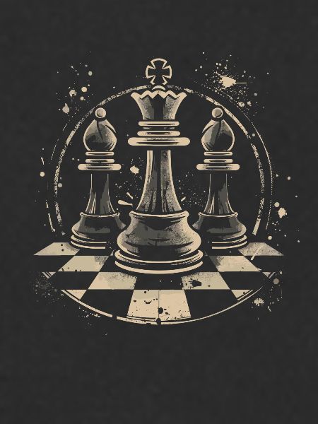 Chess Pieces Drawing