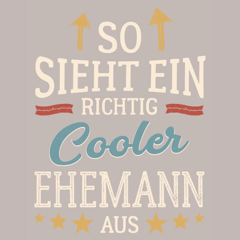 So sieht ein cooler Ehemann aus Partner Gatte