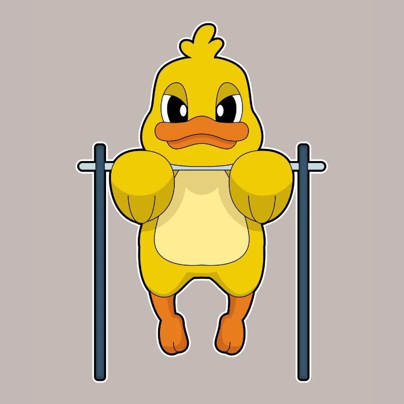 Duck Bodybuilder Pull-ups Bodybuilding