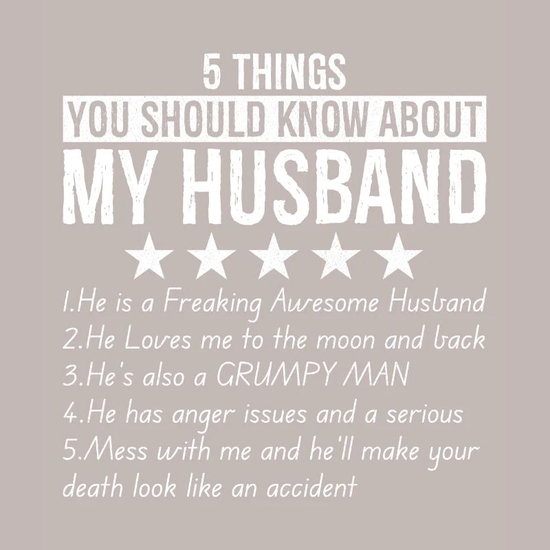 5 choses à savoir sur mon mari