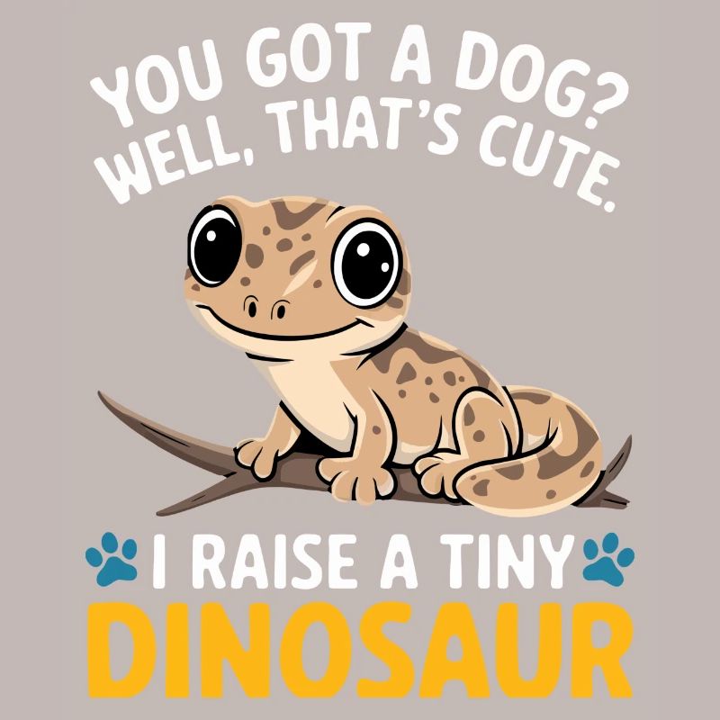 Funny Tiny Dinosaur Lizard