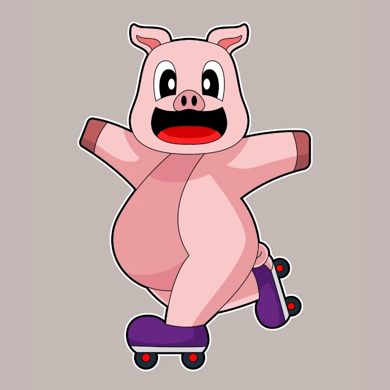 Schwein Inline skating Inline skates