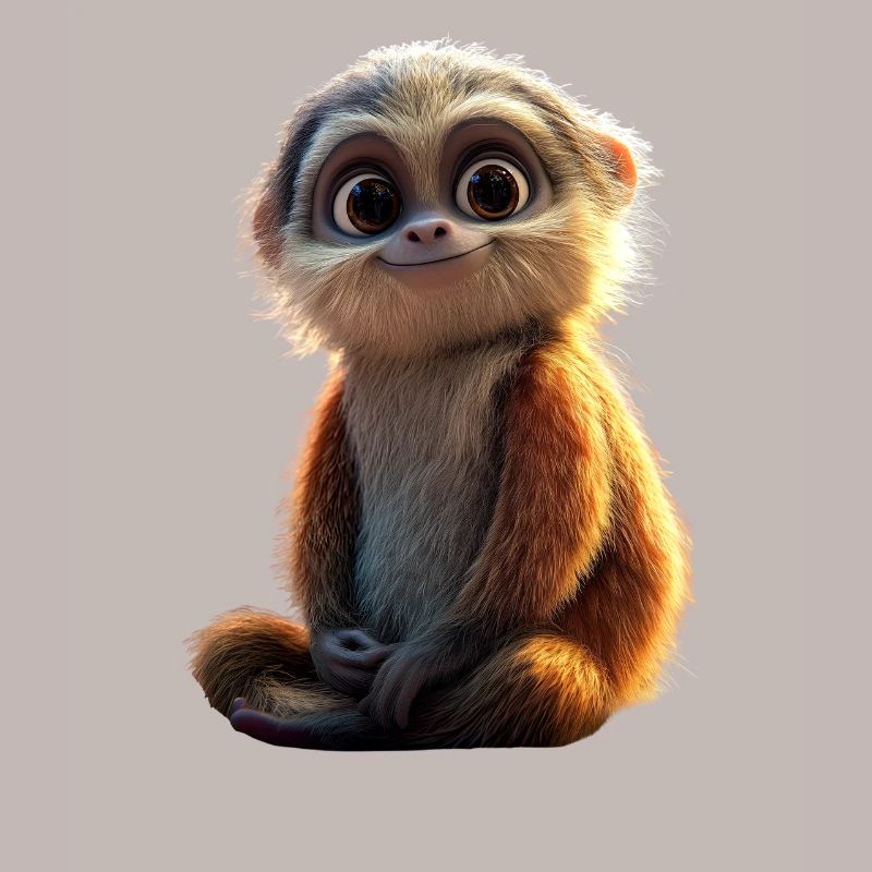 Gibbon Monkey Whitehand Gibbon Monkey Cute Lar Gibbons
