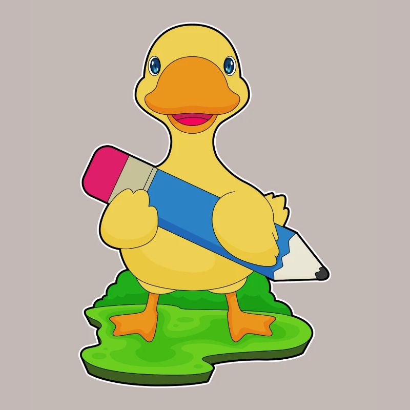 École de crayon Duck Student