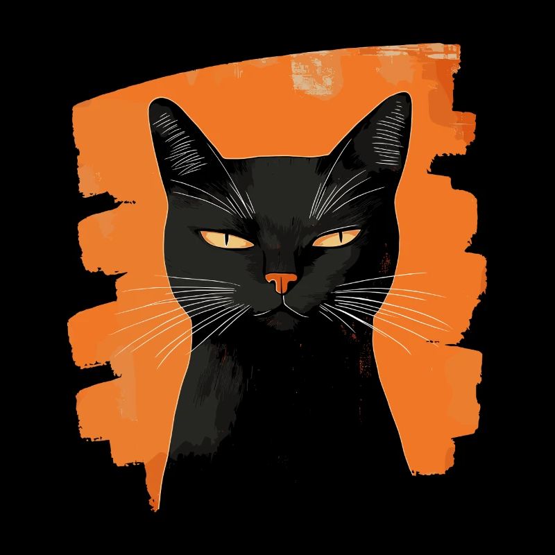 Schwarze Katze