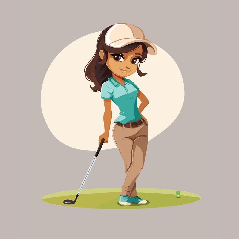 Bande dessinée golfeuse