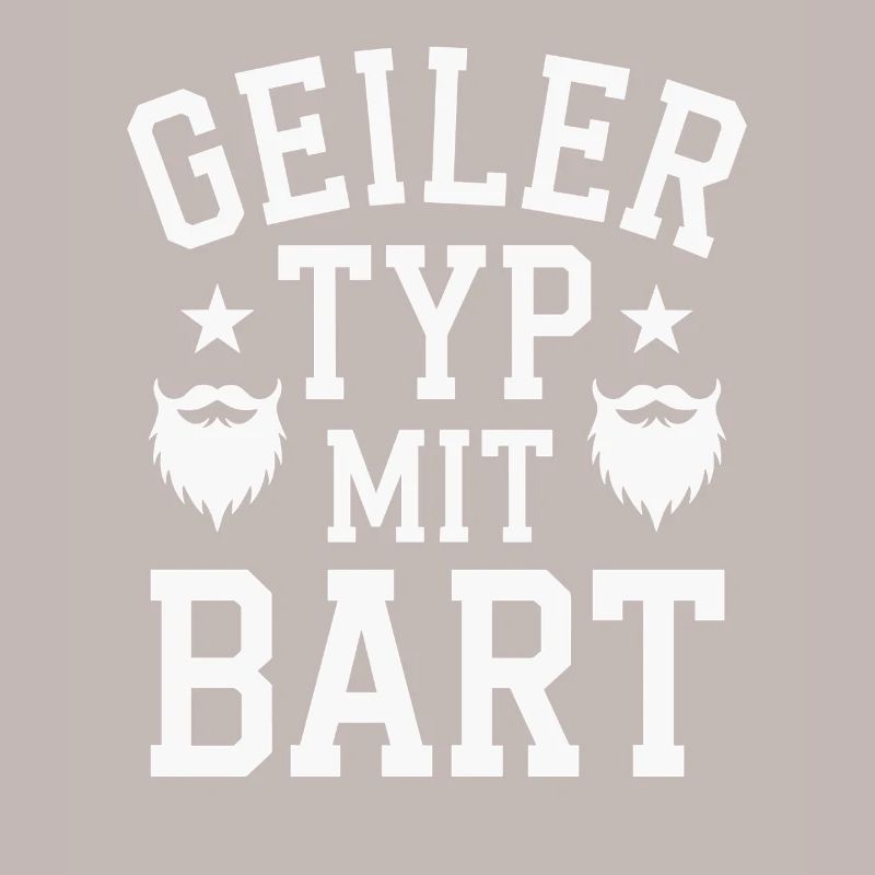 Geiler Typ Mit Bart Bartträger Barbier Vollbart