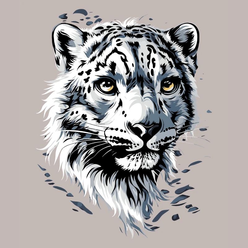 Snow Leopard Panther Big Cat Big Cat Leopard